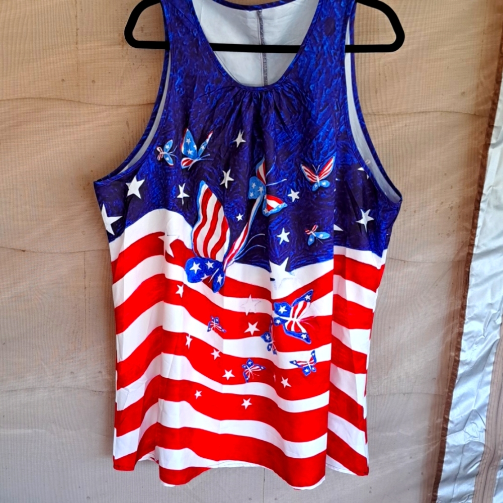 Americana tank top New ordered online No Tags